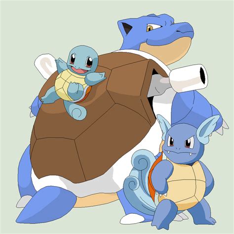 Pokemon Base 30~Squirtle Evolution~ by Xbox-DS-Gameboy on DeviantArt