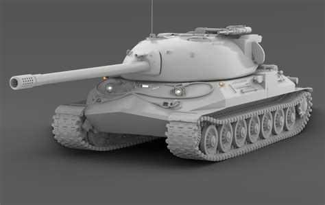 Heavy Tank IS-7 3D Model $5 - .obj .fbx .blend - Free3D