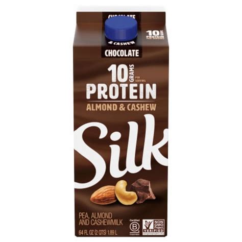 Silk Chocolate Protein Almond & Cashew Milk, 64 fl oz - Pay Less Super ...