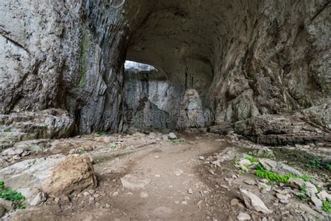 Prohodna Cave in Bulgaria Famous for the God S Eyes Holes in the Ceiling Stock Photo - Image of ...