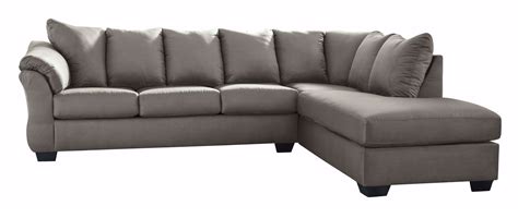 Darcy - Cobblestone LAF 2PC Sectional | Kimbrell's Furniture