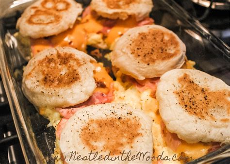 Make Ahead English Muffin Egg Breakfast Sandwiches