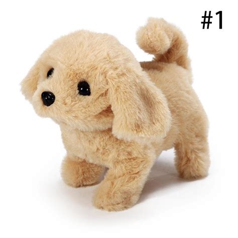 Buy 1Pcs Lifelike Interactive Animated Dog Toys Walk Toy Electronic Puppy Plush Pet Toddler Tail ...