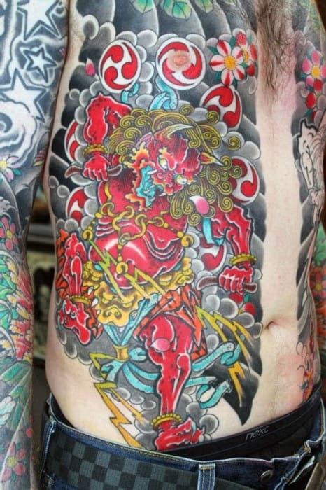 60 Raijin Tattoo Designs For Men - Japanese Mythology Ink Ideas