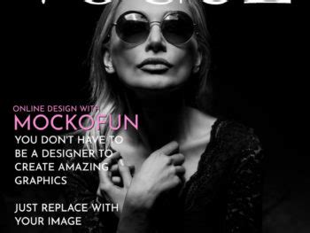 Vogue Magazine Cover Template - MockoFUN