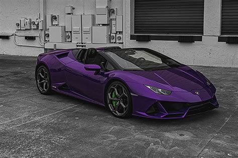 LAMBORGHINI HURACAN EVO SPYDER – PURPLE