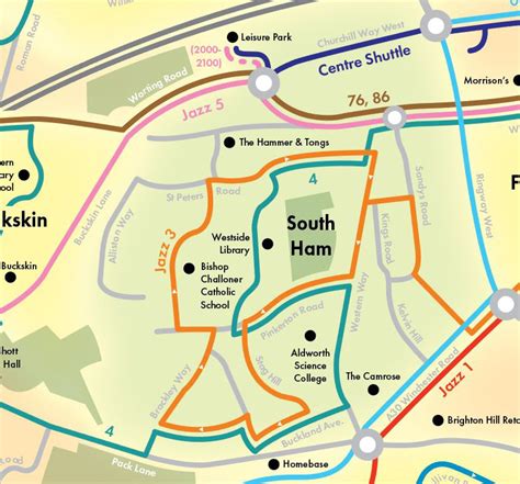 Gemma Thomson - Transit Map of Basingstoke