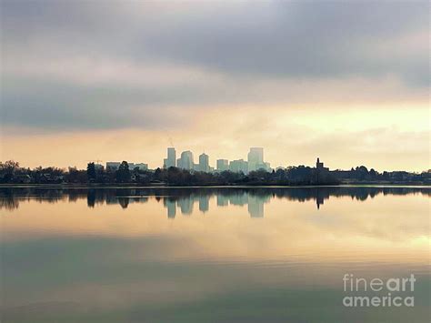 Denver Skyline at Sunrise Photograph by Jennifer Camp - Fine Art America