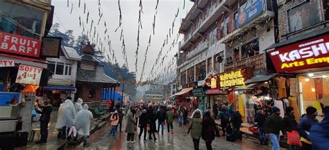 Snowfall in Manali - January 2022