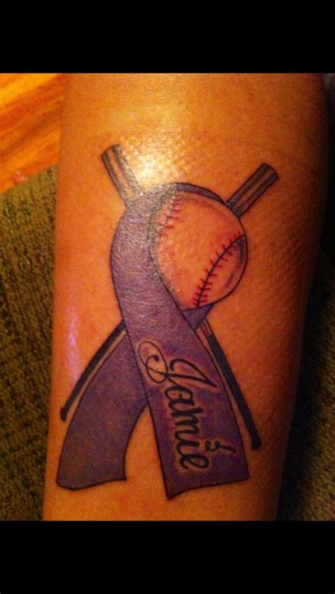 Tattoo for my BESTIE...we met on a softball field over 20 years ago and had so many great ...