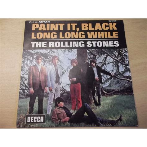 Rolling Stones Paint It Black Album Cover