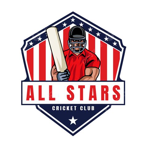 All Stars Cricket Club, Cricket Team Logo Transparent, Cricket League ...