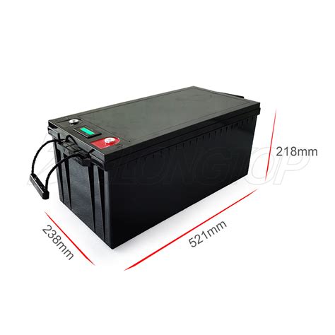 LiFePO4 12V 200ah Deep Cycle Solar Rechargeable Lithium Ion Battery ...