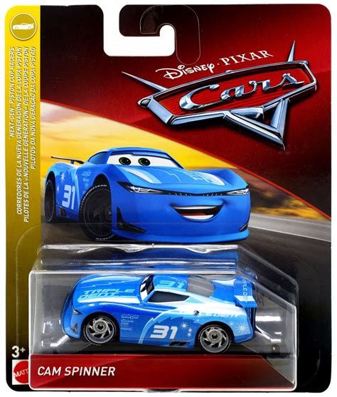 Disney Pixar Cars Cars 3 Next-Gen Piston Cup Racers Cam Spinner Diecast ...