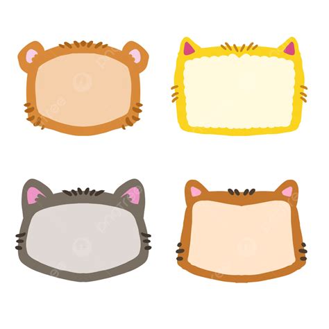 The Animals Printable Labels, Label, Cute, Animal PNG Transparent Clipart Image and PSD File for ...
