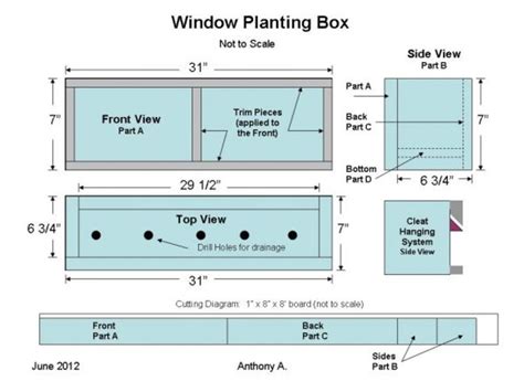 Window Planter Box Plans: How to Build a Window Box | FeltMagnet