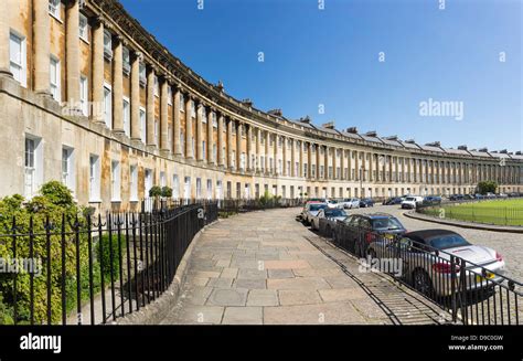 Houses in Royal Crescent, Bath, England, UK Stock Photo - Alamy