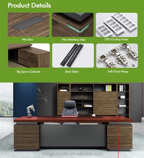 Foshan Furniture Manufacturer Modeen Executive Office Desk Ceo Office D ...