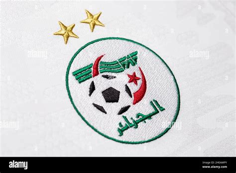 Close up of Algeria national football team kit Stock Photo - Alamy