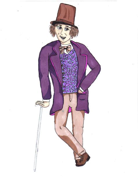 Willy Wonka character sketch by timebaby3 on DeviantArt