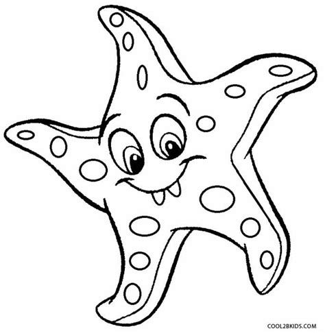 Dibujo de Estrella de Mar para colorear - Páginas para imprimir gratis