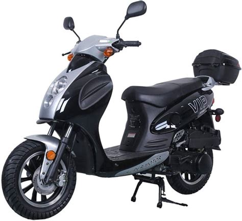 Amazon.com: X-PRO 150cc Moped Motorcycle S150 Adult Gas Moped (Black ...