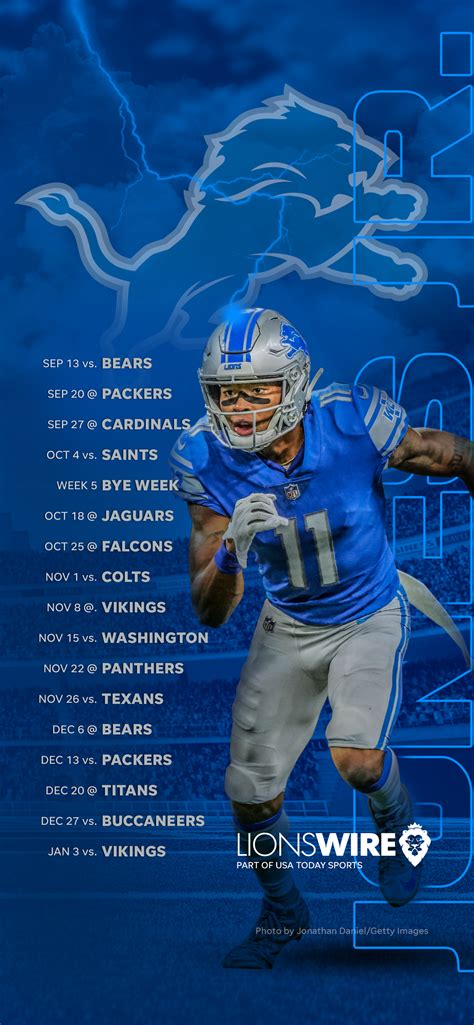 2020 Detroit Lions Schedule