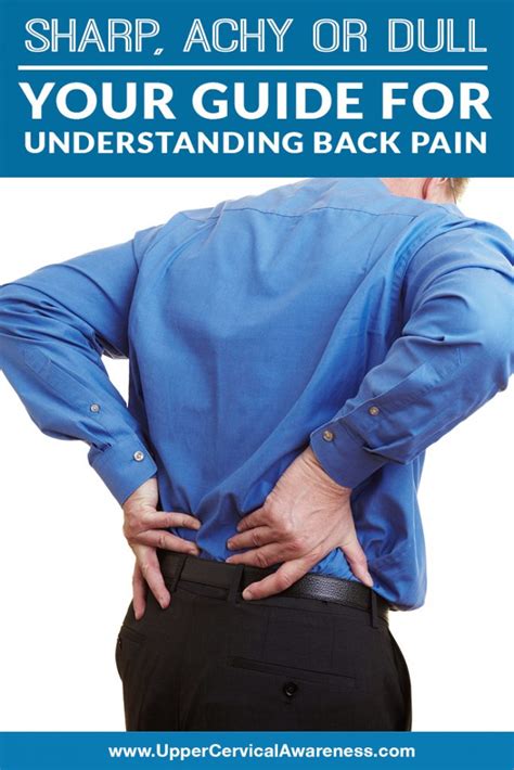 Back Pain: Your Guide for Understanding Sharp, Achy or Dull