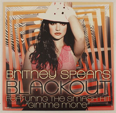 Lot Detail - Britney Spears "Blackout" Original Cardboard Promotional ...