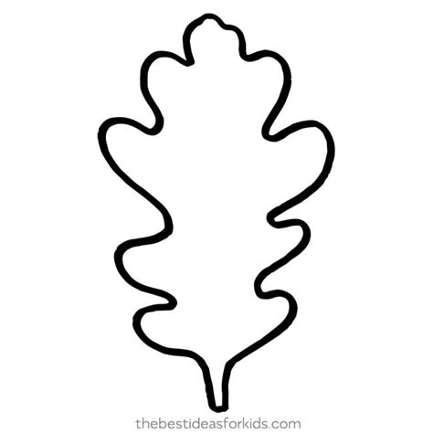 Leaf Template (Free Printables) - The Best Ideas for Kids