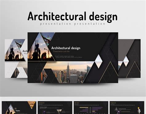 Architectural Design PowerPoint template - TemplateMonster