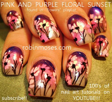 pink daisy nail art design. pink and purple daisy nail. daisy nail art. owl nail art. owl nails ...