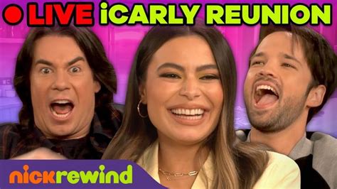 🔴LIVE: iCarly Cast Reunion! | Miranda Cosgrove, Jerry Trainor, Nathan Kress, + More Return ...