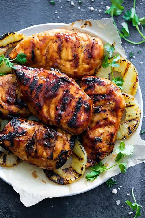 Grilled Hawaiian BBQ Chicken - Recipe Ocean