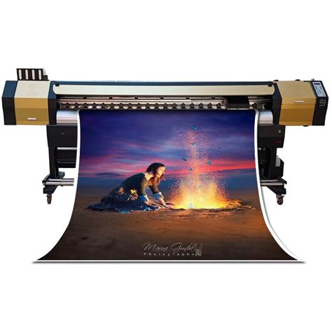 10ft 3.2m Flex Printing Machine Sticker Vinyl Banner Print Large Format Eco Solvent Printer ...