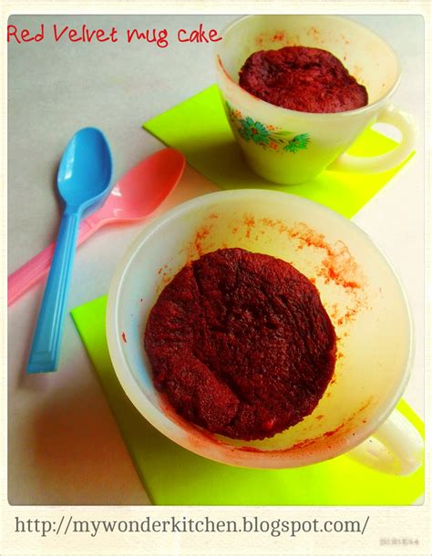 Red velvet MUG cake(Sugar free)