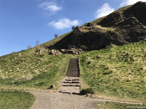 Try the challenging hiking route to the peak of Arthur Seat - The Travelling Squid