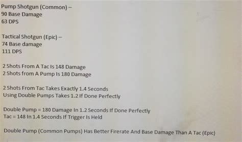 Solving the Double Pump VS Tactical Shotgun Debate (My Maths May Be A Little Off But Not Enough ...