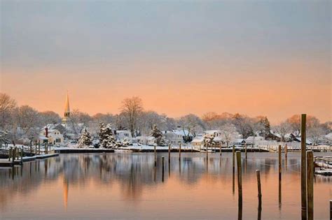 Wickford, RI in the winter | Rhode island, Wickford, San francisco skyline