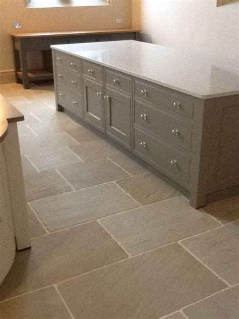 Worn Ivory Sandstone Tiles - Floors of Stone | Sandstone tiles, Rustic backsplash, Kitchen flooring