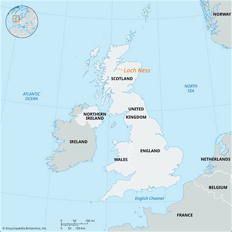 Loch Ness Lake Map - Shana Danyette