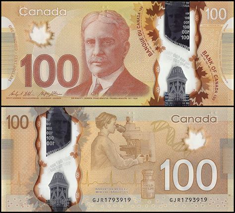 Canada 100 Dollars Banknote, 2011, P-110c, UNC