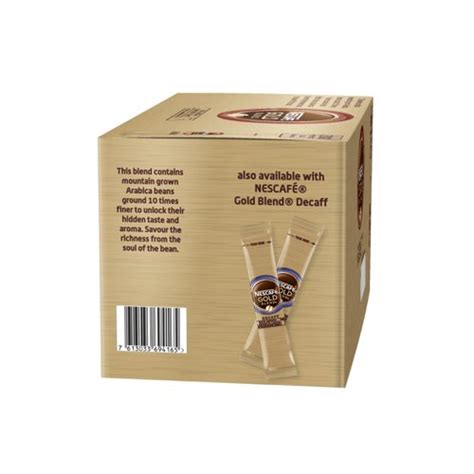 Nescafe Gold Blend Instant Coffee Granules Stick Sachets [Pack 200]