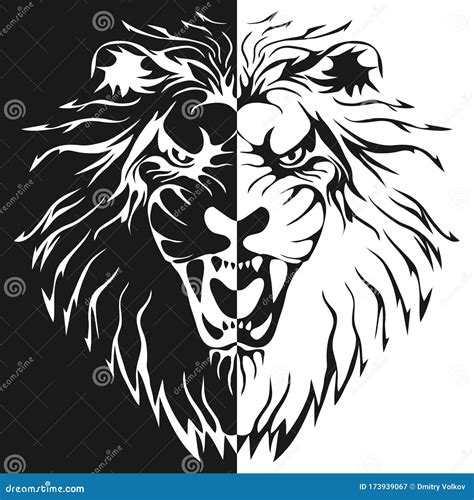 Winter Sports Clipart Black And White Lion