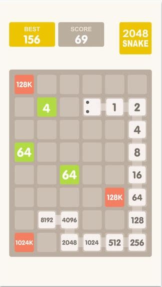 2048 Snake | Kongbakpao