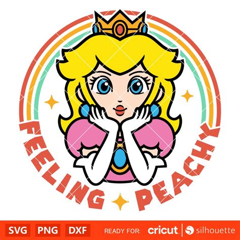 Princess Peach Bundle Svg, Mario Characters Svg, Super Mario Svg, Mari ...