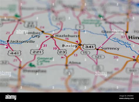 Baxley georgia map hi-res stock photography and images - Alamy