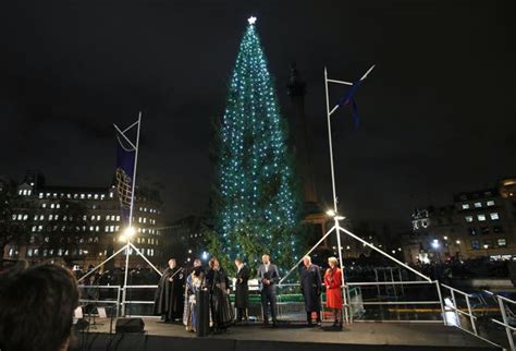 In Pictures: Christmas tree lights up Trafalgar Square | The Northern Echo