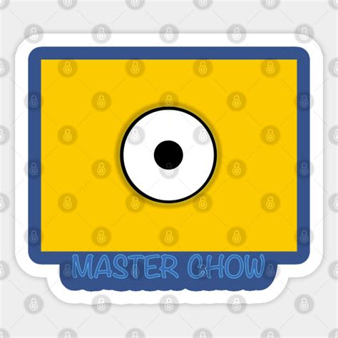 MINION USA DESPICABLE MASTER CHOW - Minions - Sticker | TeePublic