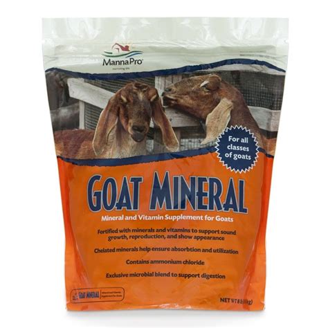 Manna Pro Goat Mineral, Vitamin & Mineral Supplement for Goats, 8 lb - Walmart.com - Walmart.com